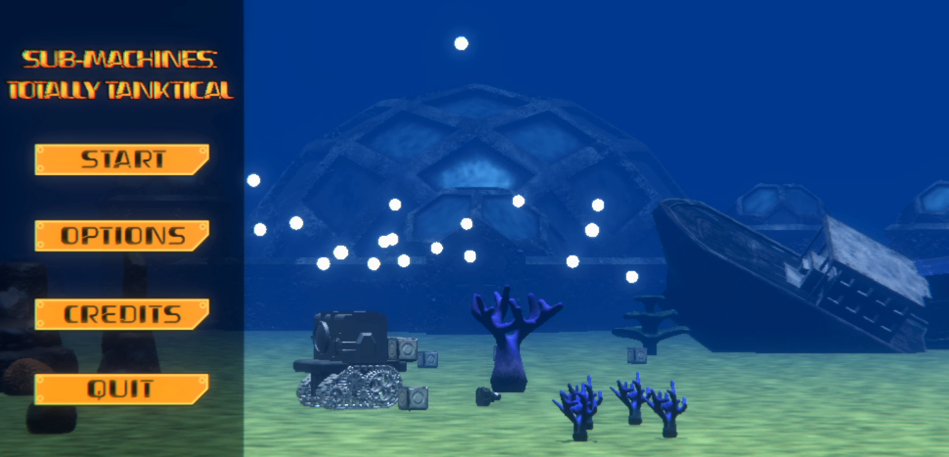 Image of TotallyTankical main menu